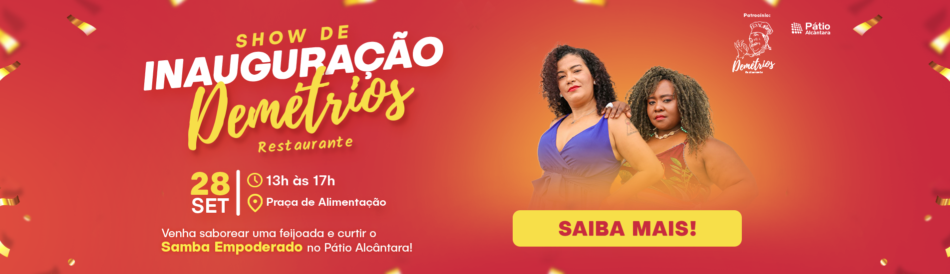 SHOW DE INAUGURAÇÃO DEMÉTRIOS